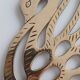 Brass swan trivet