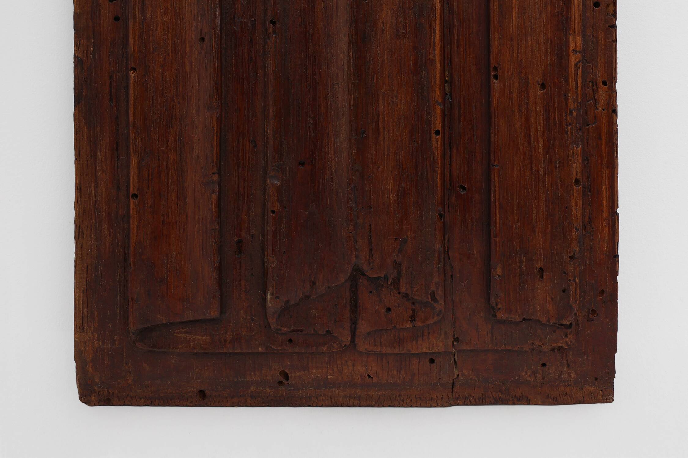 16th Century oak carved Gothic Panel, Belgium