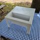 Flair magazine rack table from Prisunic in the style of Marc Held from the 1970s.