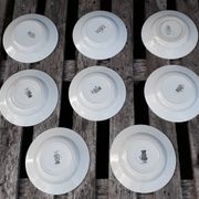 8 plates hollow ST Amand decor "Lily"