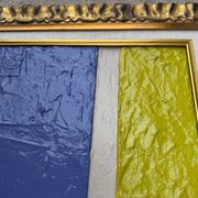 Modernist oil painting on canvas