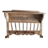 Old carved wood wall shelf