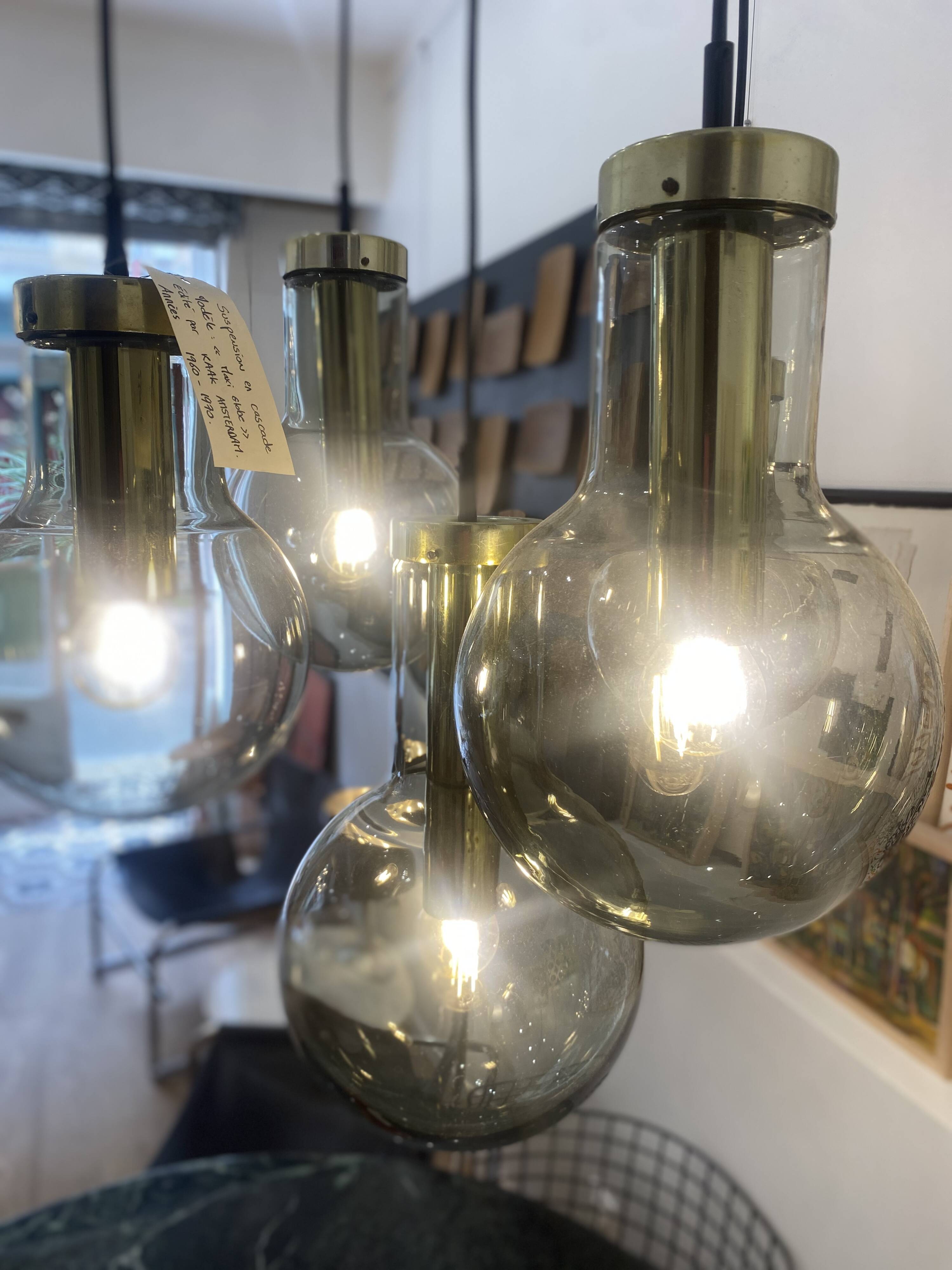 "Maxi globe" suspension by Raak - 1970s