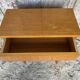 Vintage 1970s Wooden Nightstand with Case + Drawer