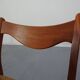 Set of Teak and Paper Cord Dining Chairs by Ejner Larsen for Glyngøre Stolefabrik, 1960s