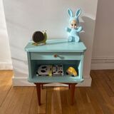 Retro green bedside table