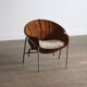 Fauteuil en daim et chrome par Erik Ole Jørgensen pour Bovirke, Danemark 1953