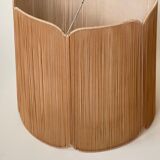 Pair of Mustard String Lampshades