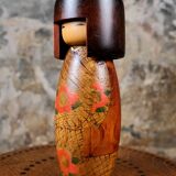 Kokeshi Camelia by Usaburo, Japan, 1970s