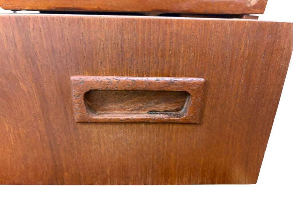 Vintage teak chest of drawers / mid-century wardrobe