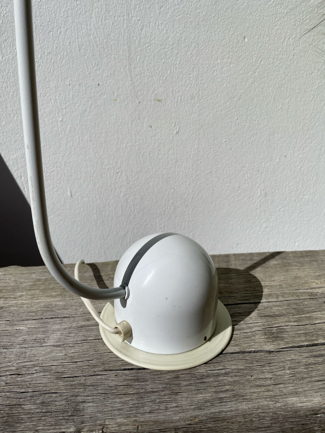 White metal lamp by Brama Italy