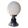 lampe vintage 1960 a 70  bleu et chrome 28x15  merci de regarder les photos