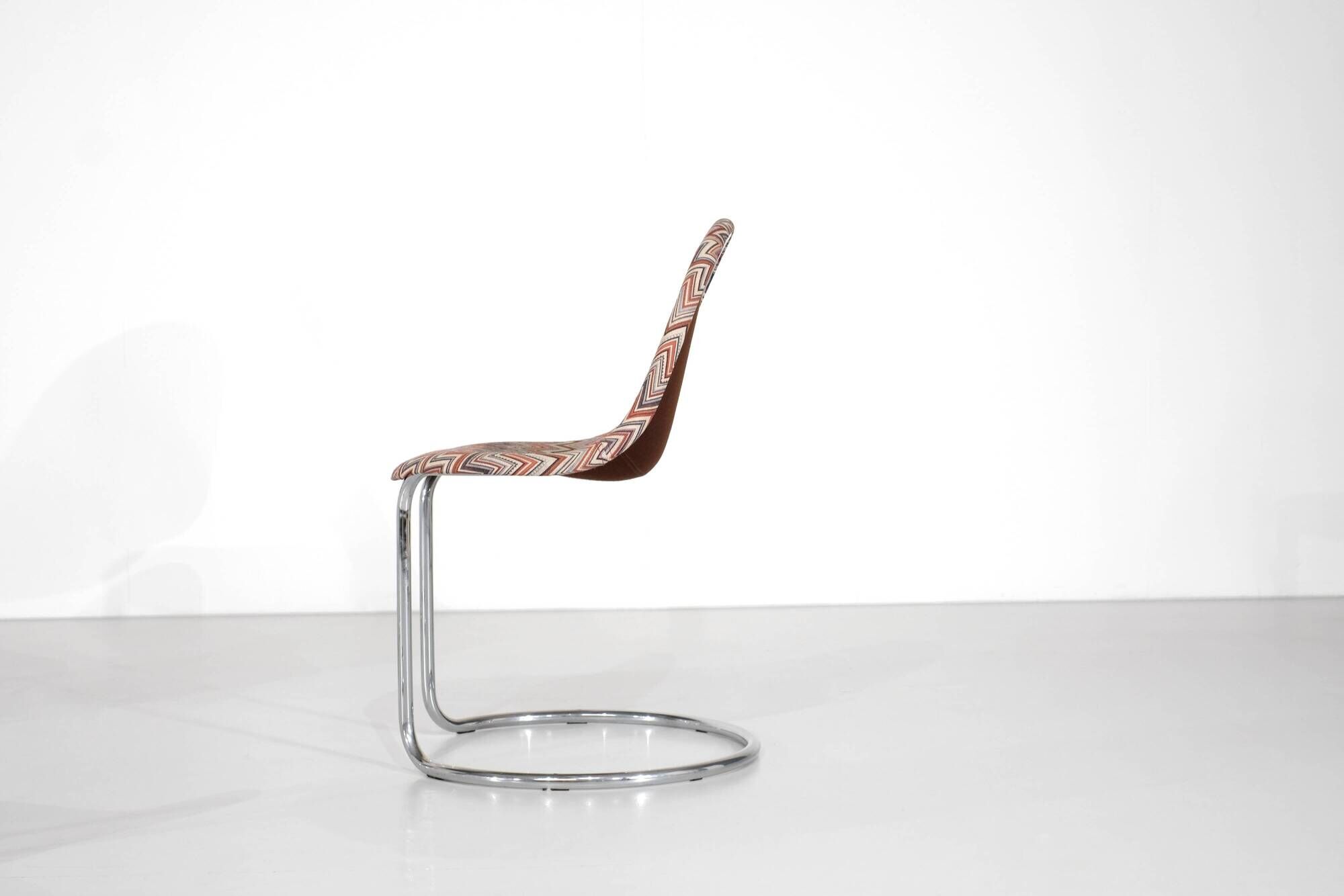 Set of "Maia" chairs by Giotto Stoppino for Bernini, Italy 1970s