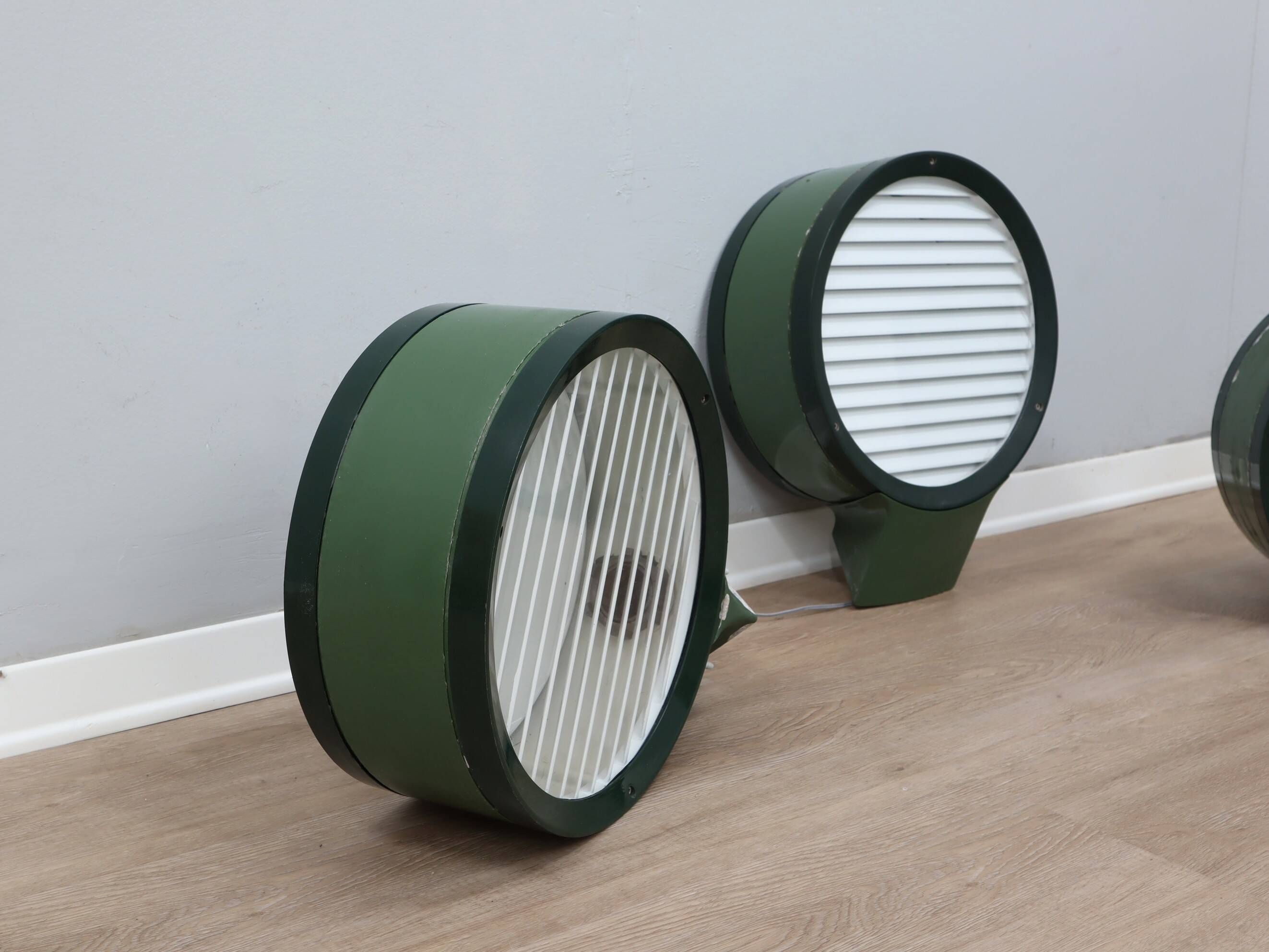 Set of 4 "Tamburo" wall lamps Afra & Tobia Scarpa, FLOS 1960s