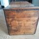 Old waxed wood chest