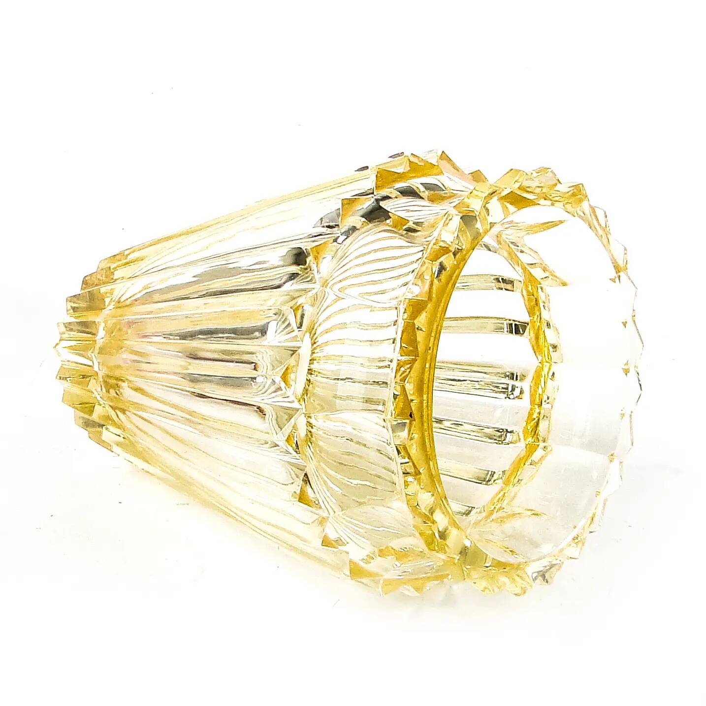 Vase, Art Deco, crystal, Moser, Czechoslovakia, 1930s