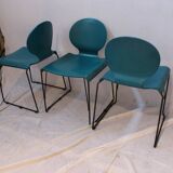 Dining Chairs, Italy, 1970s, Set of 3