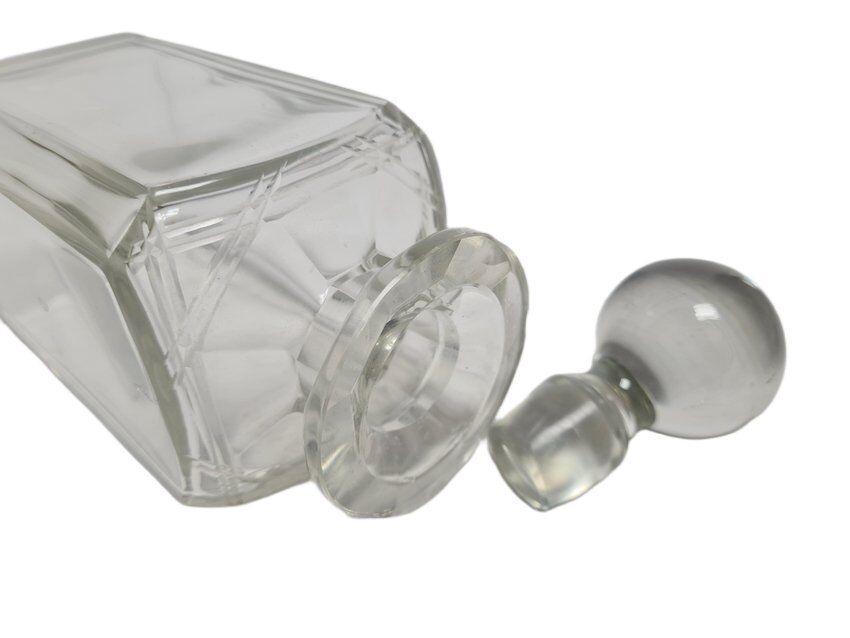 Art Deco crystal carafe, Germany, 1900s