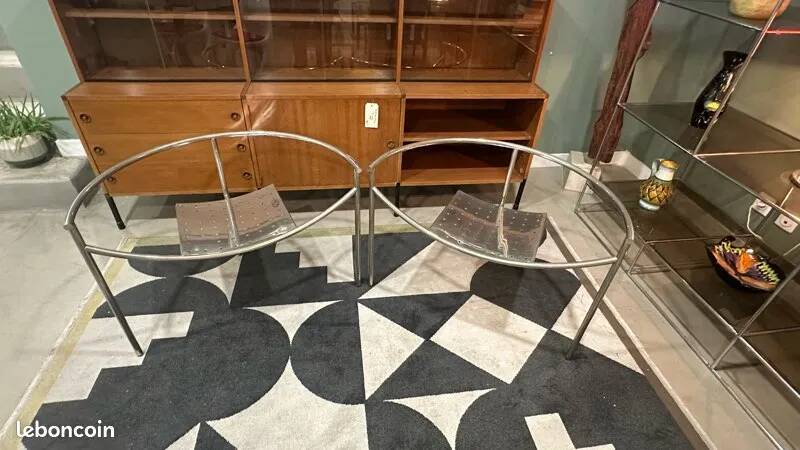 2 Dr Sonderbar armchairs by Starck
