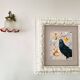 Portuguese mid century frosted glass tulip wall sconce lamp