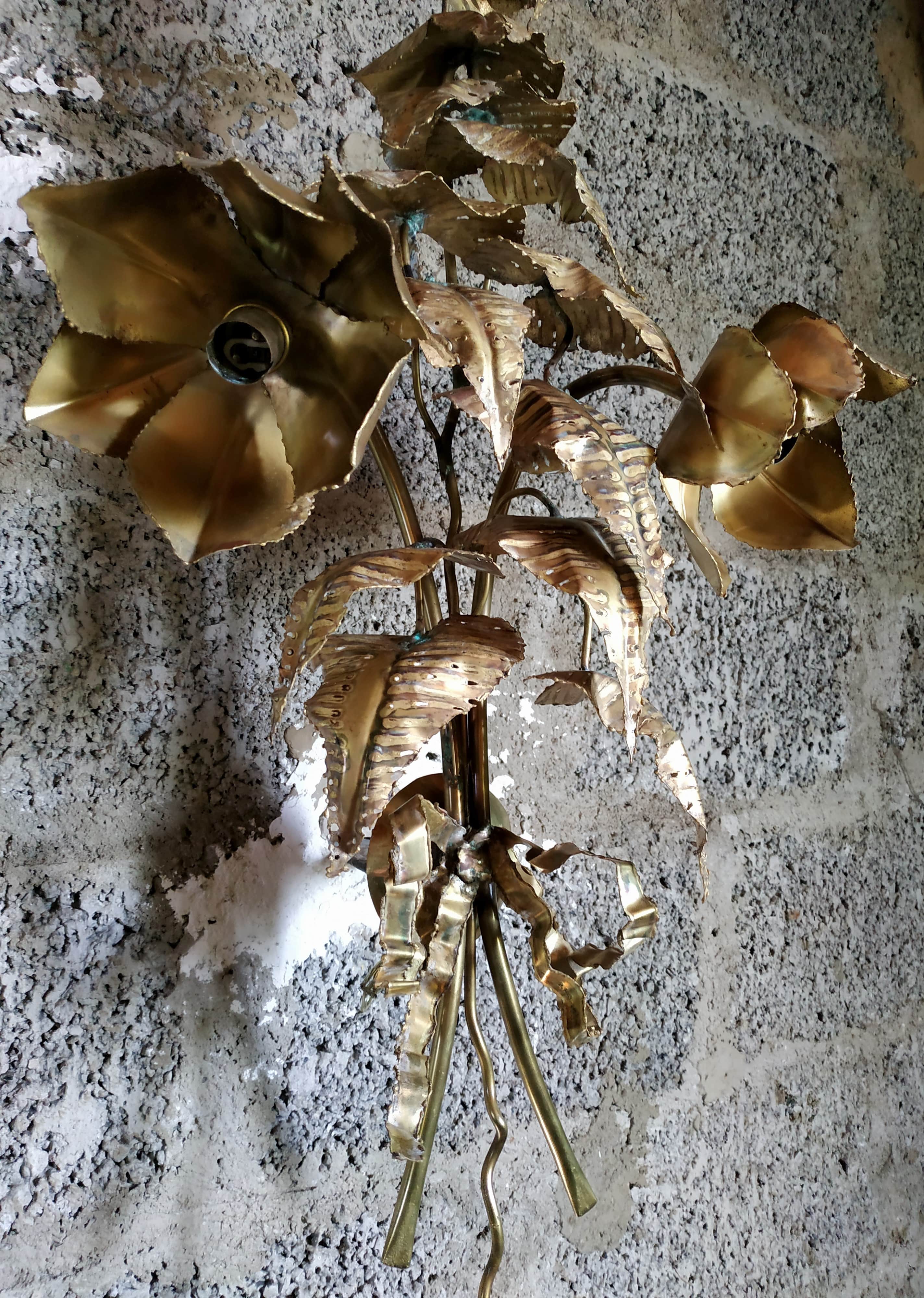 Brass sconce from Maas-Rossi 1970
