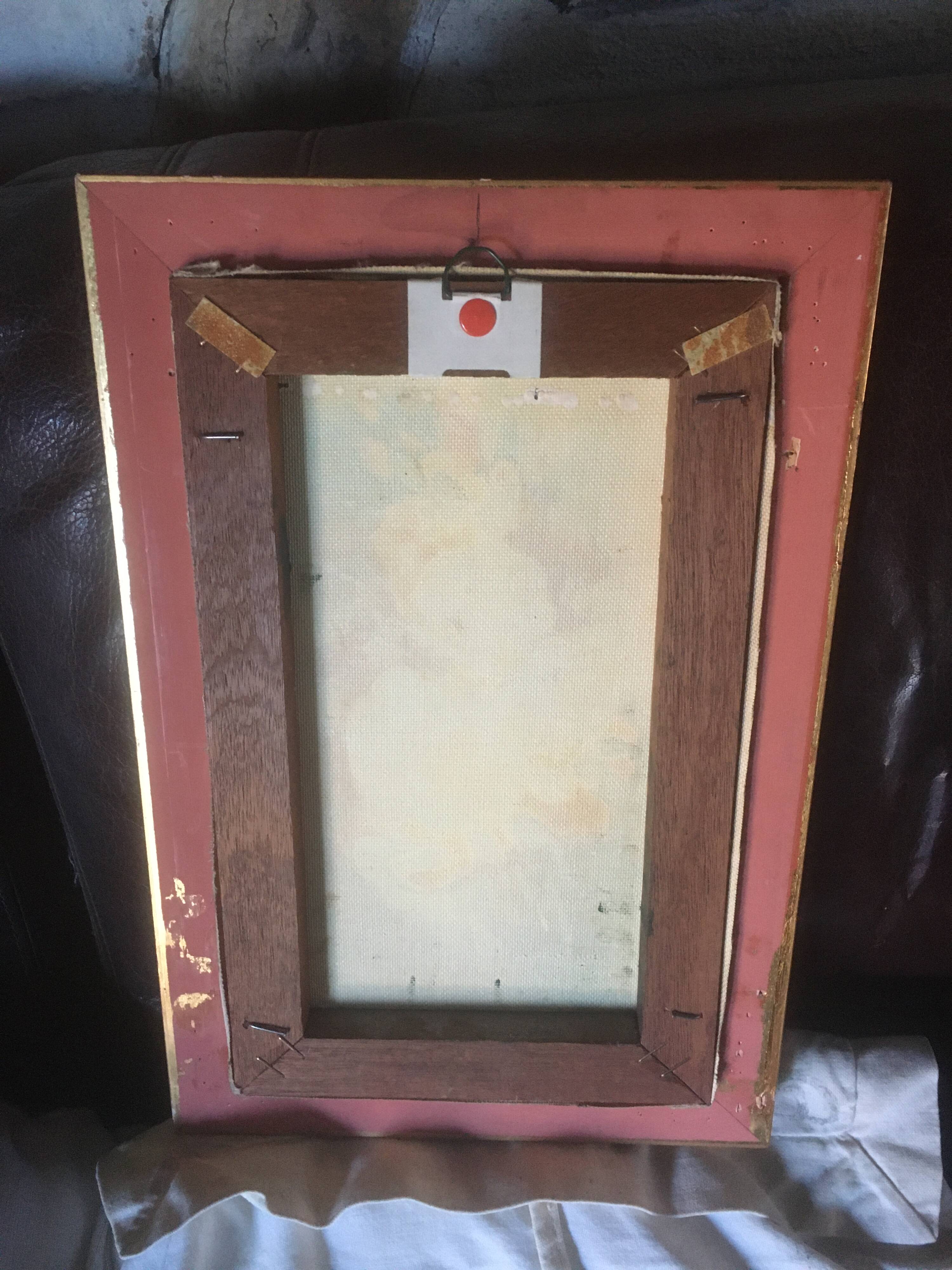 Oil painting bouquet of flowers