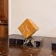 Vintage Pair of Cube Bookends in Yellow Siena Marble Art Deco Circa 1930