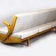 Restored Mid-Century Convertible Sofa from Opp Drevovyroba, 1970s