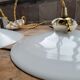 Duo de suspensions en opaline blanche