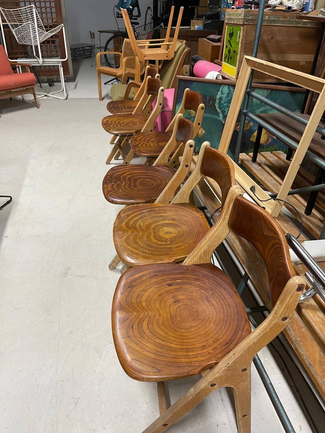 MARC HELD Dining Room Set for IBM - Table and 6 Chairs