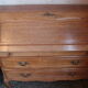 Oak secretary in the Louis XV style