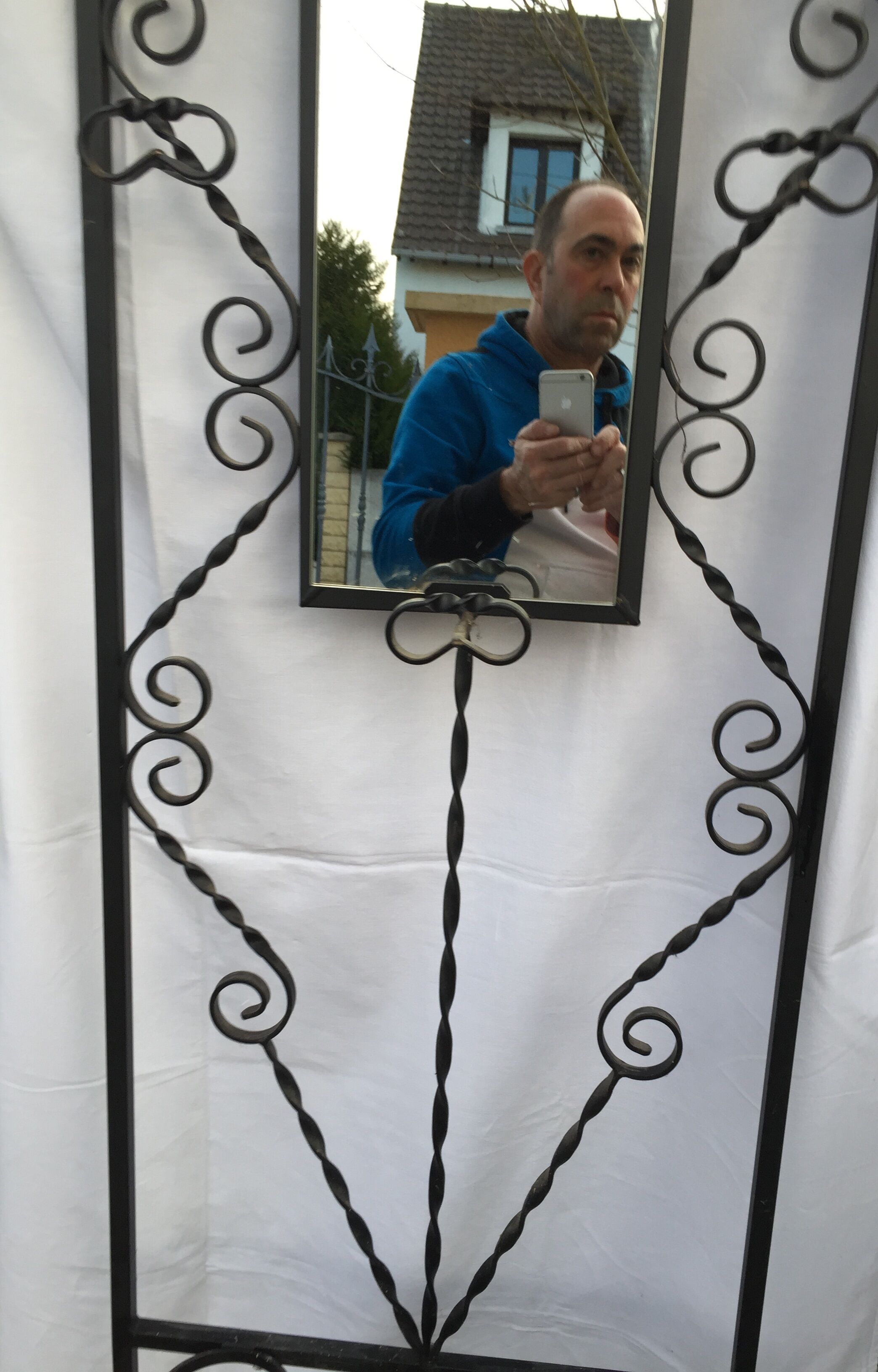 Changing room coat rack