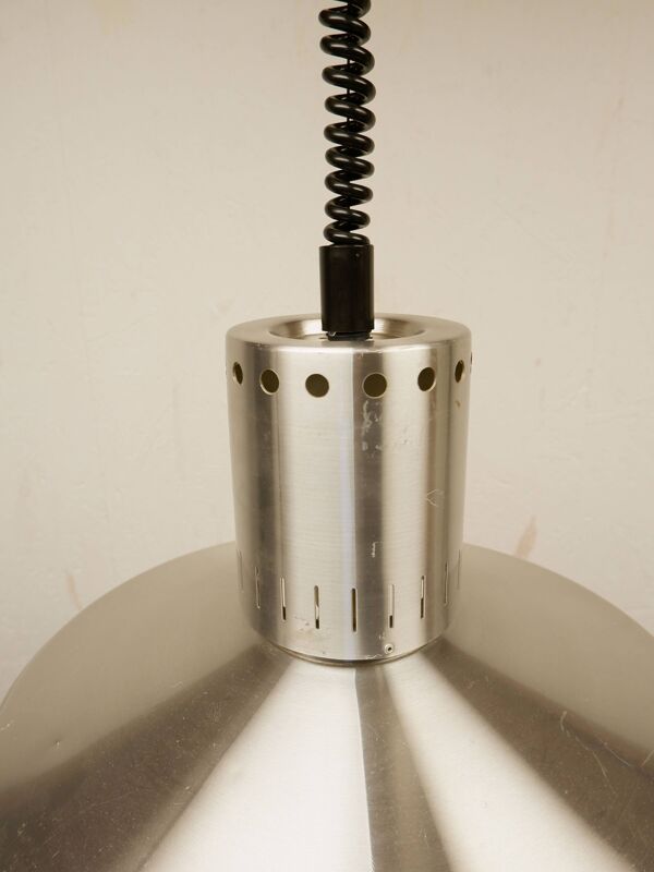 Lampe suspendue vintage réglable en hauteur, années 1970