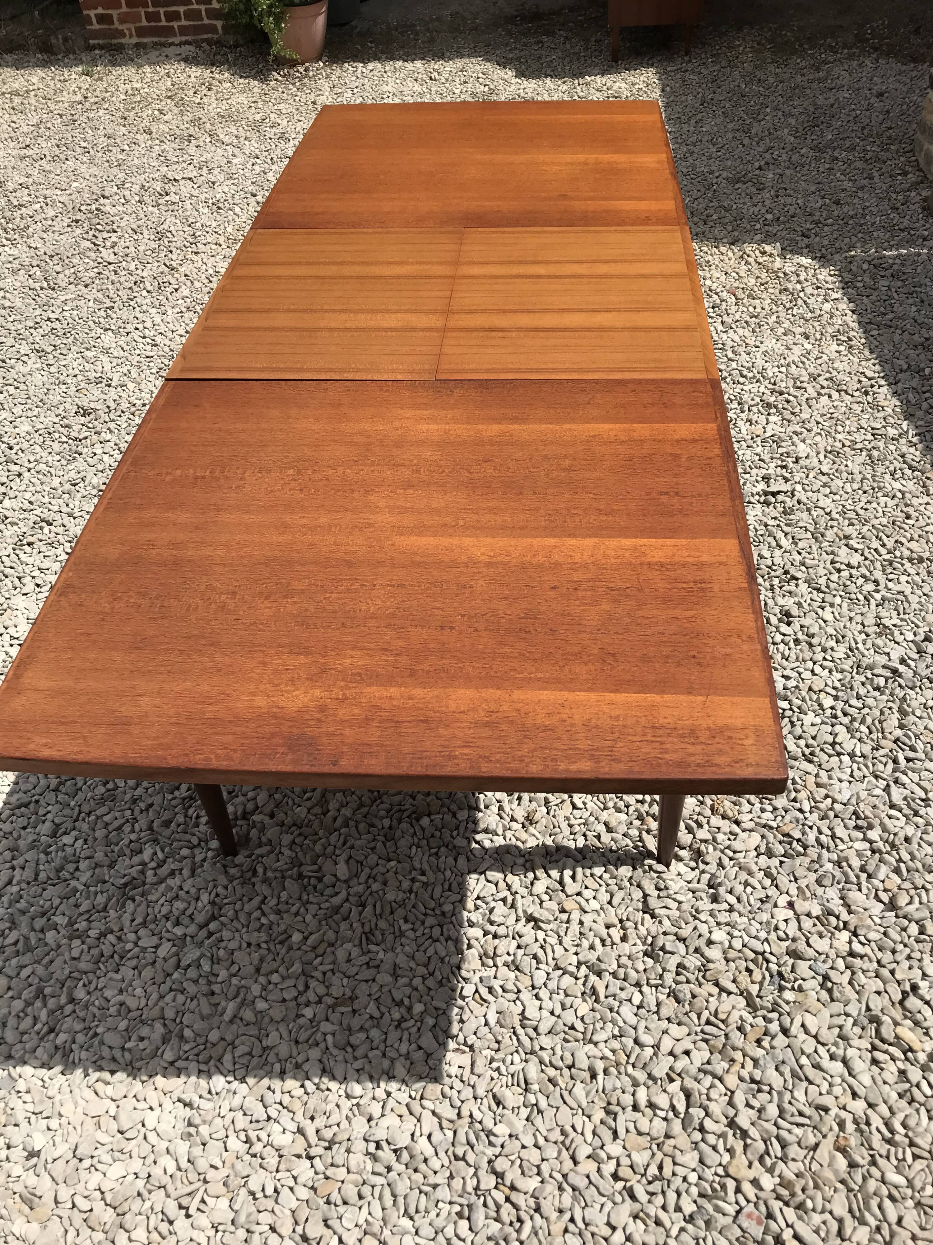 Scandinavian teak dining table