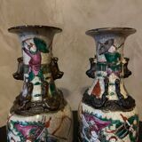Paire de vase chinois XIXème