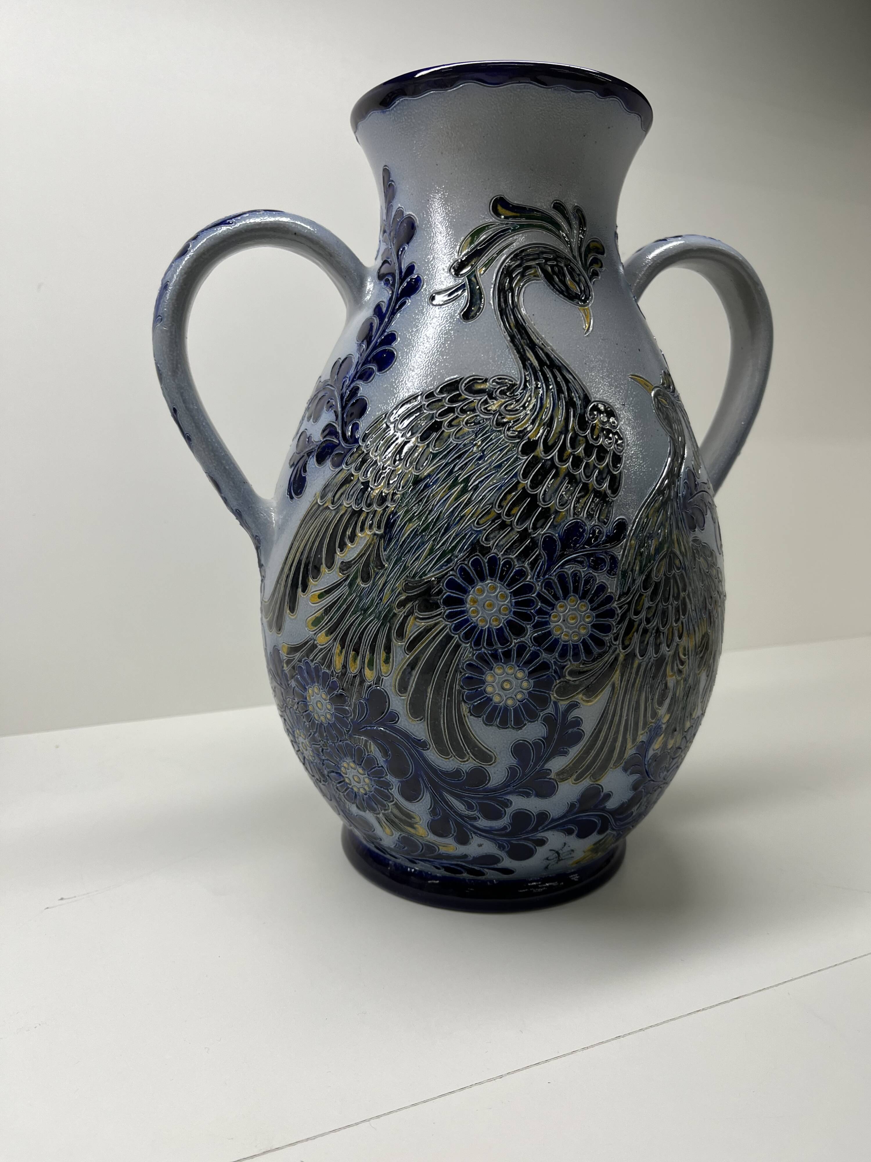Salt stoneware vase – Roger Paul Schmitter, Betschdorf factory