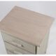 Small Gustavian Gray-Painted Chest of Drawers with 3 Drawers