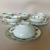 6 cups Descotte Reboisson & Baranger (DRB) Limoges