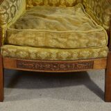 Pair of "Bergère" Armchairs in Mahogany, Empire Period – Early 19th Century