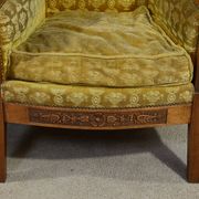 Pair of "Bergère" Armchairs in Mahogany, Empire Period – Early 19th Century