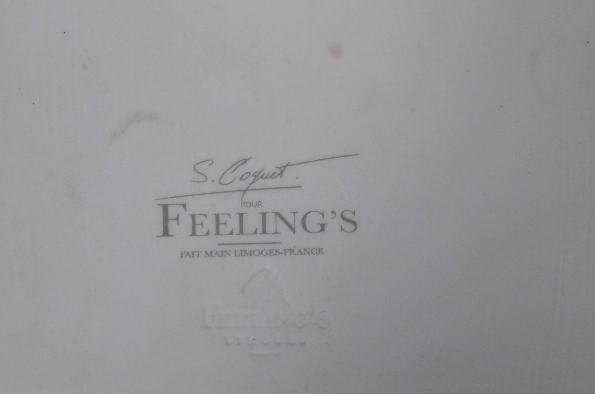 Ensemble de 7 pièces sculpturales Sylvie Coquet pour Feeling’s, Limoges