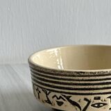 Ancient bowl decorated with hieroglyphs.