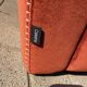 2x Cassina Utrecht chair in terracotta (rust brown) velvet in new condition!