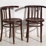 Antique bentwood chairs (circa 1920). Set of 2 pieces #3