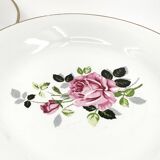 6 earthenware soup plates • L'Amandinoise • Circa 1950