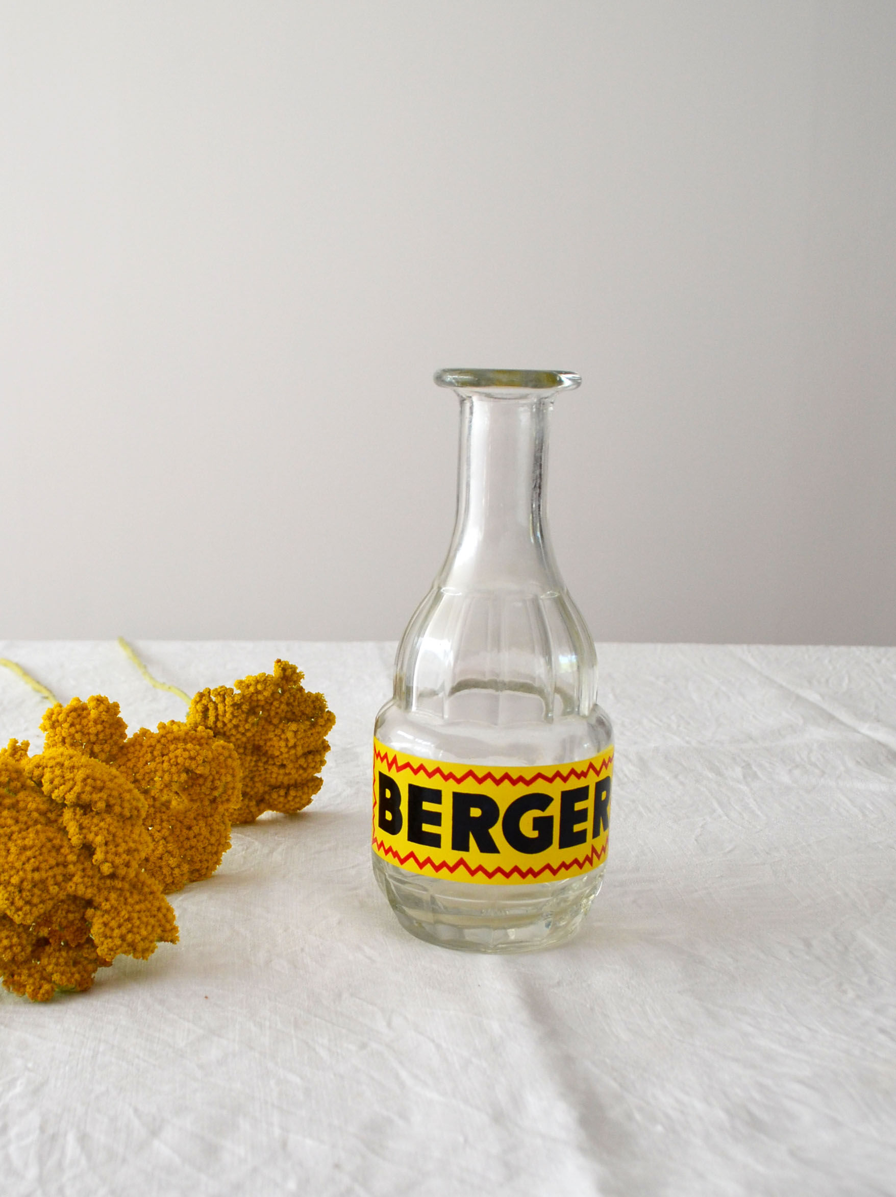 Berger glass decanter