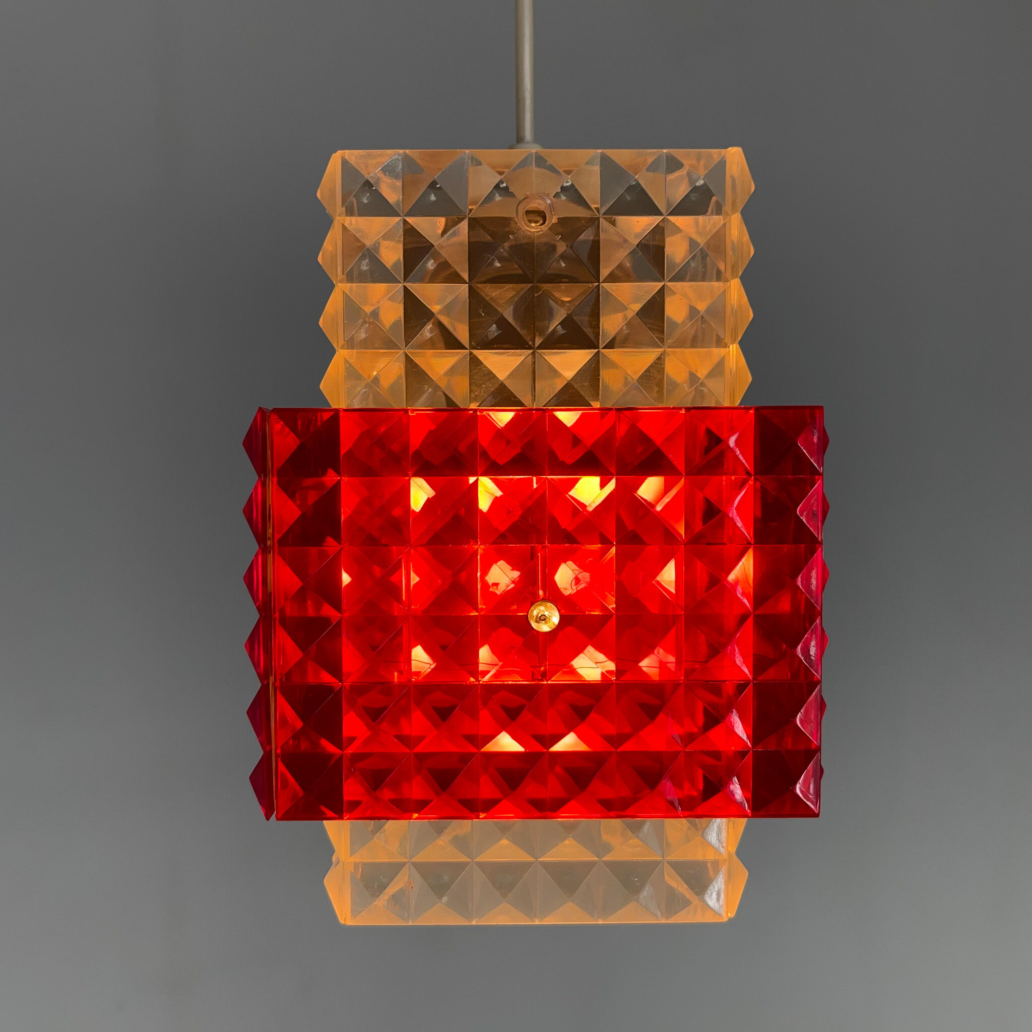 1970's Plastic Pendant Light, Germany