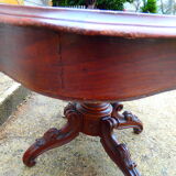 large table pedestal form violin Louis Philippe