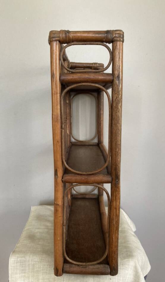 Bamboo wall shelf 1960s/70s