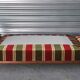 Ensemble banquette, 2 coussins et 2 rideaux Art Déco